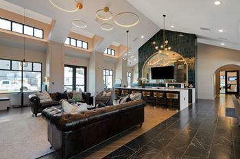 Upland flats apartments resident clubhouse